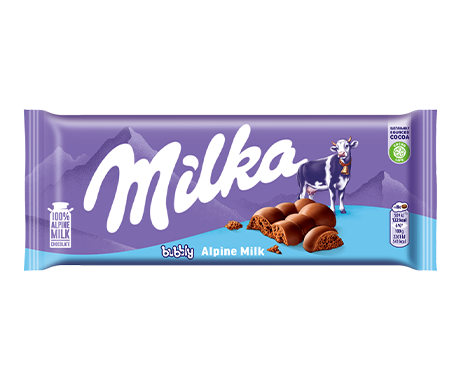 Milka Bubbly Tejcsokoládé 90G