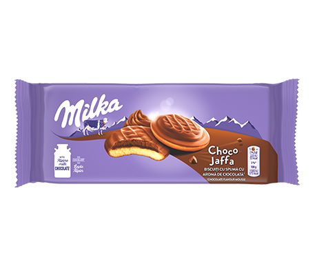 Milka Choco Jaffa Choco Mousse 128G / Milka Jaffa Cu Spumă Cu Aromă De Ciocolată 128G