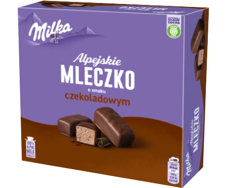 Milka Alpejskie Mleczko Czekoladowe 330G