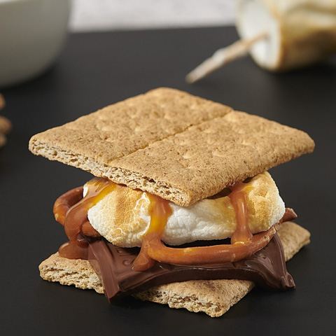 Sweet and Salty Pretzel S'mores