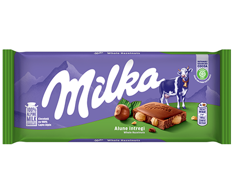 Milka Alune Intregi 100G