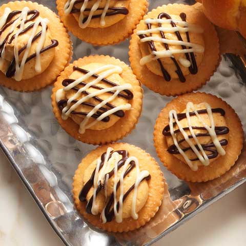 Spiced Pumpkin "Cheesecakes" with Chocolate