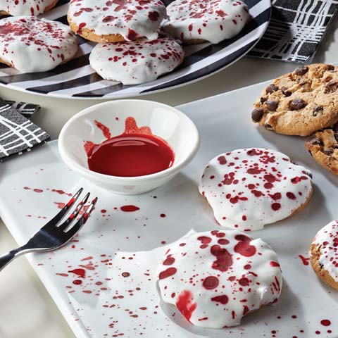 Dracula-Splattered CHIPS AHOY! Cookies