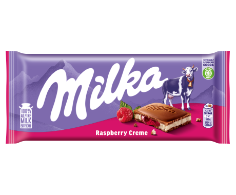 Milka Raspberry Creme 100G