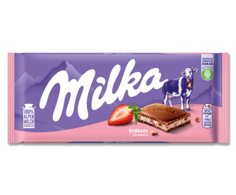 Milka Erdbeer 100g