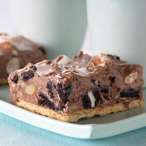 Frozen OREO Rocky Road Bars