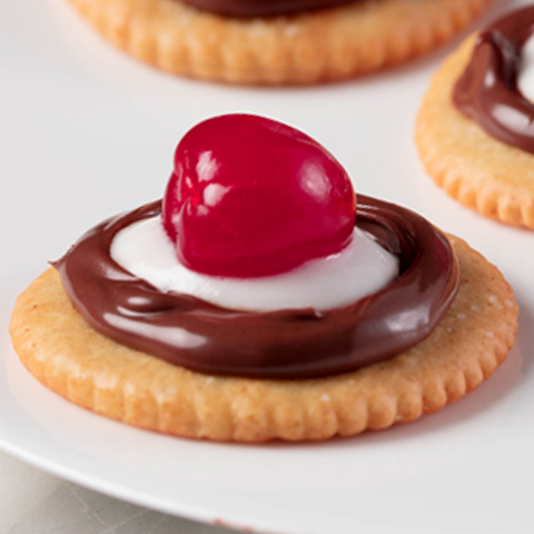 RITZ Chocolate, Marshmallow & Cherry Toppers