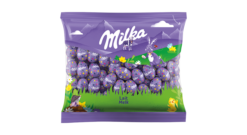 Milka  Petits Oeufs De Pāques lait 600g