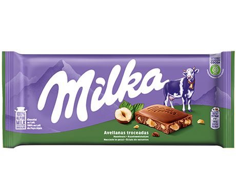 Milka Gebroken Noten 100g