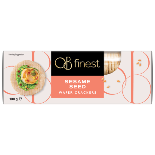 OB Finest Wafer Crackers Sesame Seed 100g