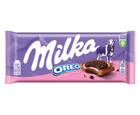 Milka Oreo Strawberry Sandwich 92g