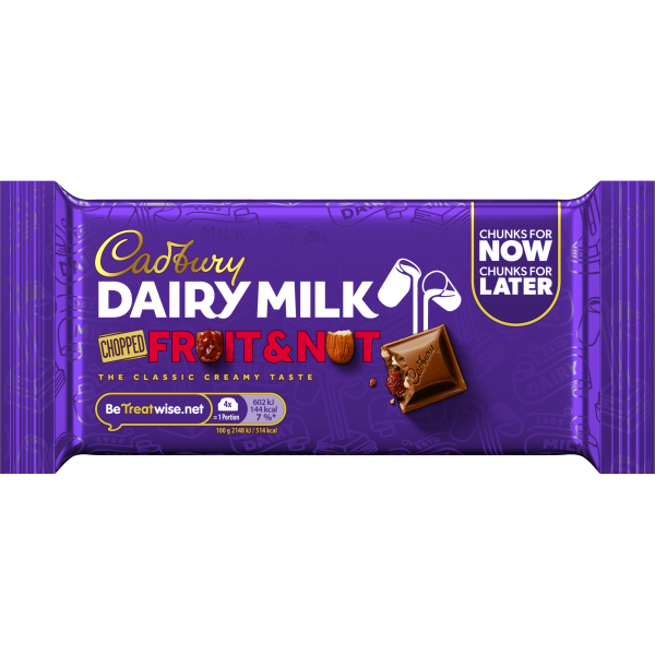 CADBURY DAIRY MILK FRUIT & NUT 56G
