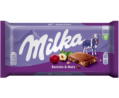 Milka Raisins & Nuts 100G