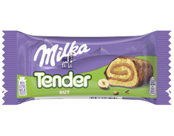Milka Biscuits Tender Roll Mogyorós 37g