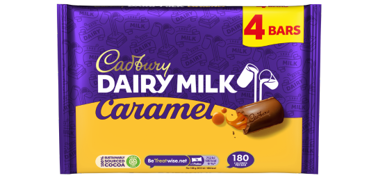 Cadbury-Dairy-Milk-Caramel-Chocolate-Bar-4-Pack-Multipack-148g