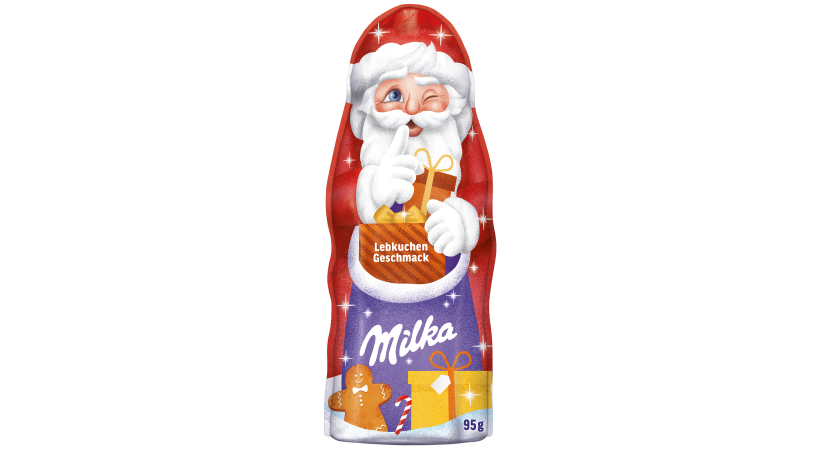 Milka Weihnachtsmann Lebkuchen Geschmack 95g