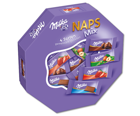 Milka Naps Mix 138g