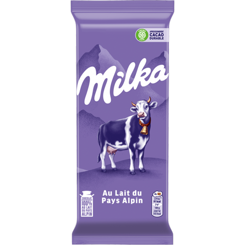 Milka Au Lait Du Pays Alpin 100G