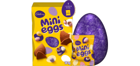 Cadbury Large grams chocolate Easter Egg with Mini Eggs, 181g