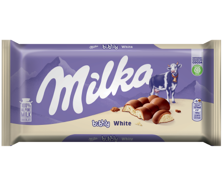 Milka Bubbly White 95G