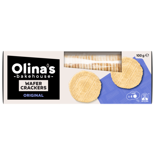 Olina's Bakehouse Wafer Crackers Original 100g
