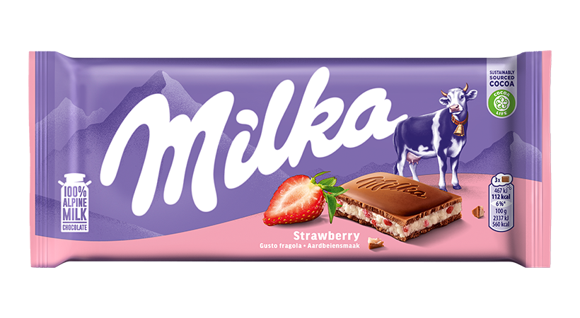 Milka Fragola & Yogurt 100g