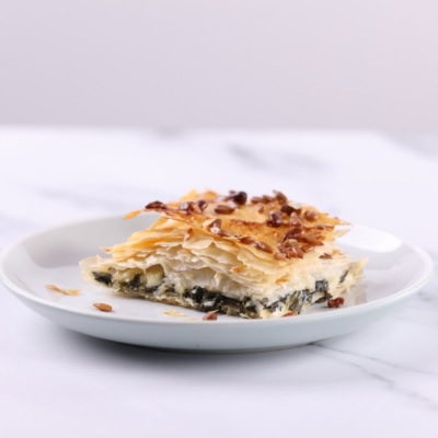 Baked Cream Cheese & Spinach Filo Pastry with Philadelphia®