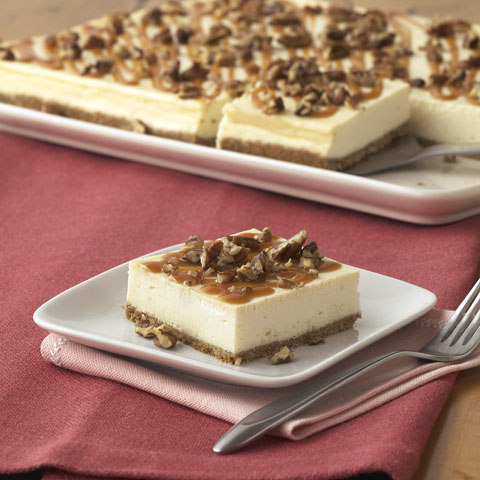 Gâteau au fromage au caramel et aux pacanes P’TITE ABEILLE