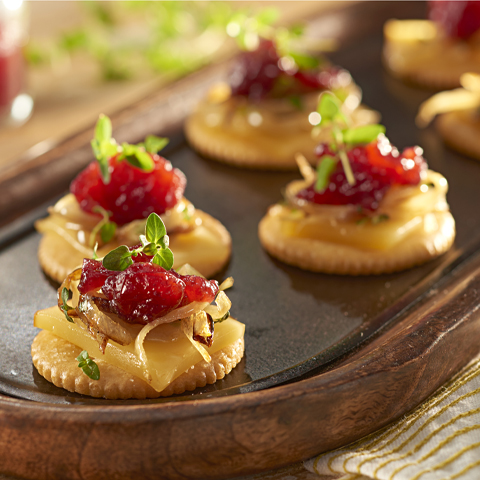 RITZ avec tartinade au gouda fumé