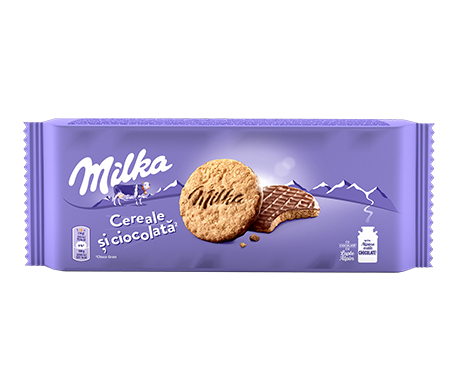 Milka Choco Grains 126G/ Milka Biscuiți Cereale Și Ciocolată 126G	
