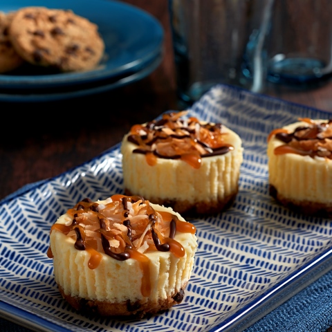 Mini Coconut Caramel CHIPS AHOY! Cheesecakes