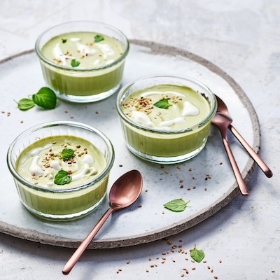 Panna Cotta Matcha avec Philadelphia Balance