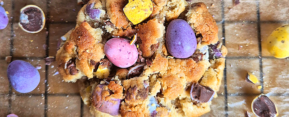 Cadbury Mini Eggs Chunky Chocolate Cookies