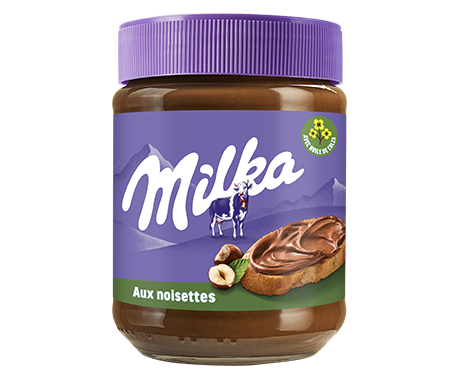 Milka Pâte à Tartiner aux Noisettes 340g