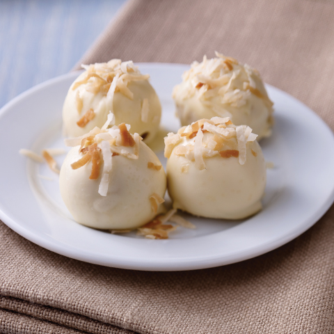 Toasted Coconut-Golden OREO Cookie Balls