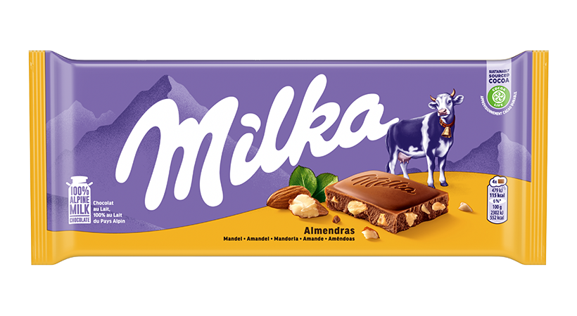 Milka Almendras Troceadas 125g​