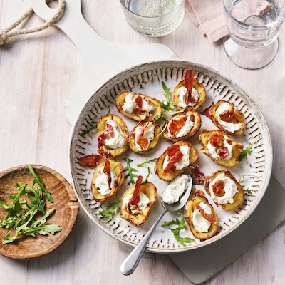 En-cas de pommes de terre au bacon