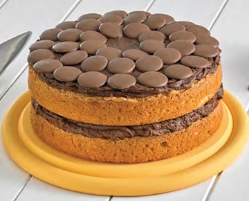 Cake with Cadbury Chocolate Giant Buttons