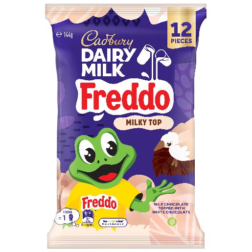 CadburyDairyMilk FreddoParty 18個入りx10袋 Cadbury Dairy Milk Freddo Milky Top with White Chocolate