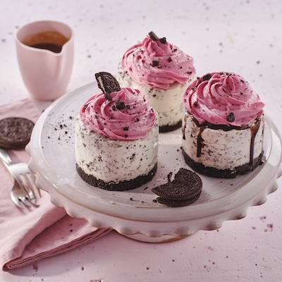 Vegane Mini-Erdbeer Cheese Cakes