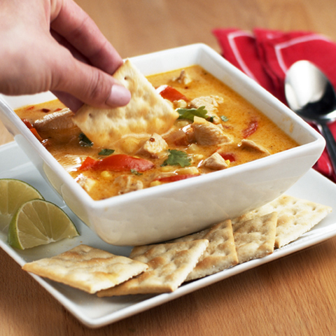 Thai Coconut-Chicken Soup with PREMIUM PLUS Crackers