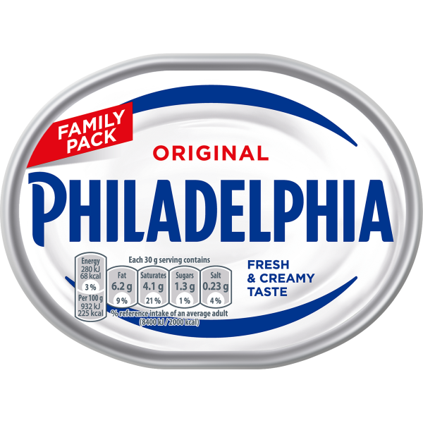 PHILADELPHIA ORIGINAL SOFT CHEESE FAMILY PACK 280G