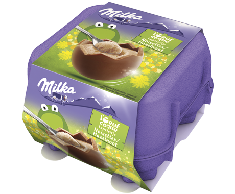 Milka Oeufs Coques Noisettes 136G
