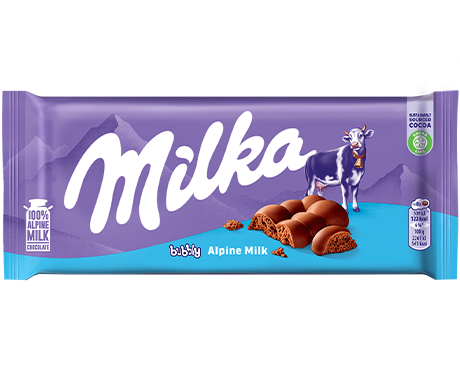 Milka Bubbly Latte 90G