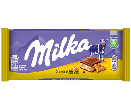 Milka Crema Si Biscuit 100G