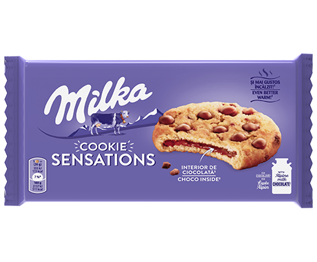 Milka Sensations Soft Inside Choco 156G/ Milka Fursecuri Cu Interior Moale De Ciocolată 156G