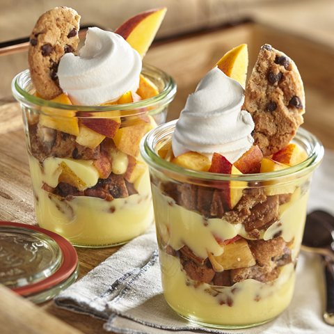 CHIPS AHOY! Southern Peach Cobbler Parfaits