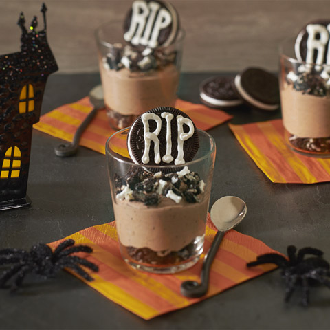 "No Bones About It" OREO Dirt Cups