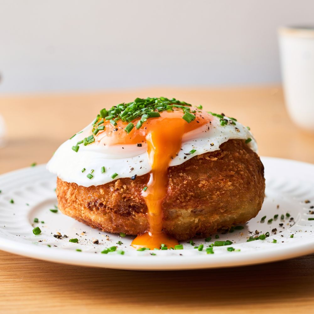 Philadelphia® and Corned Beef ‘Hash Cake’
