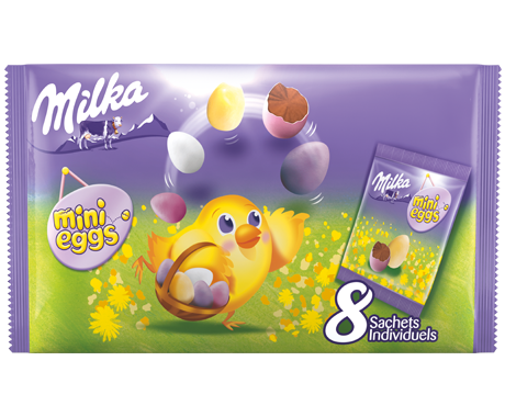 Milka Mini Eggs Sachet 253G